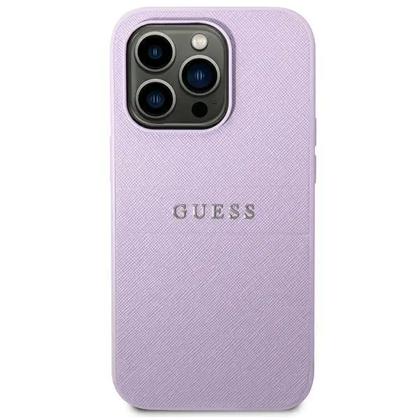 Etui Guess Saffiano Strap GUHCP14LPSASBPU do iPhone 14 Pro