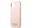 Etui Guess Silicone Logo Plate MagSafe GUHMP13MSBPLP do iPhone 13