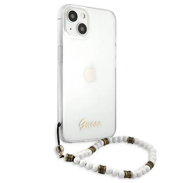 Etui Guess White Pearl GUHCP13MKPSWH do iPhone 13
