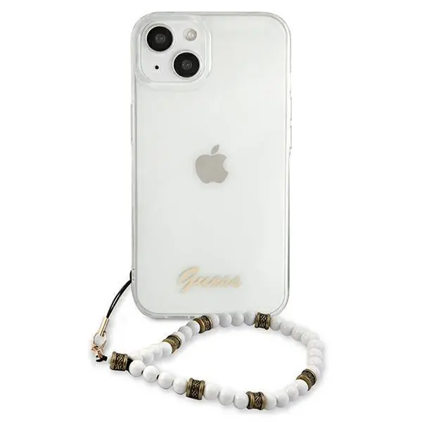 Etui Guess White Pearl GUHCP13MKPSWH do iPhone 13