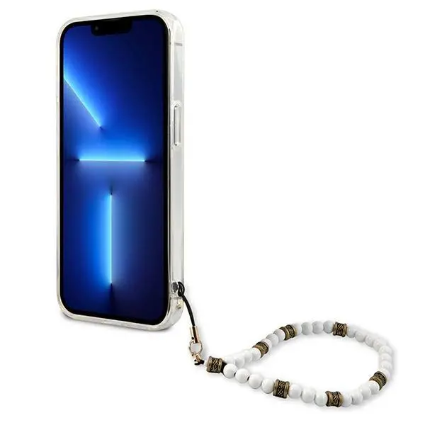 Etui Guess White Pearl GUHCP13MKPSWH do iPhone 13