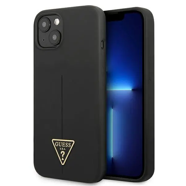 Etui Guess Silicone Triangle GUHCP13SSLTGK do iPhone 13 mini