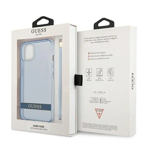 Etui Guess Translucent Strap GUHCP13MHTSGSB do iPhone 13