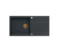 Quadron HCQE10050U8_PVDC1 P2O Evan 146 XL Granitowy Czarny metalik/Miedziany