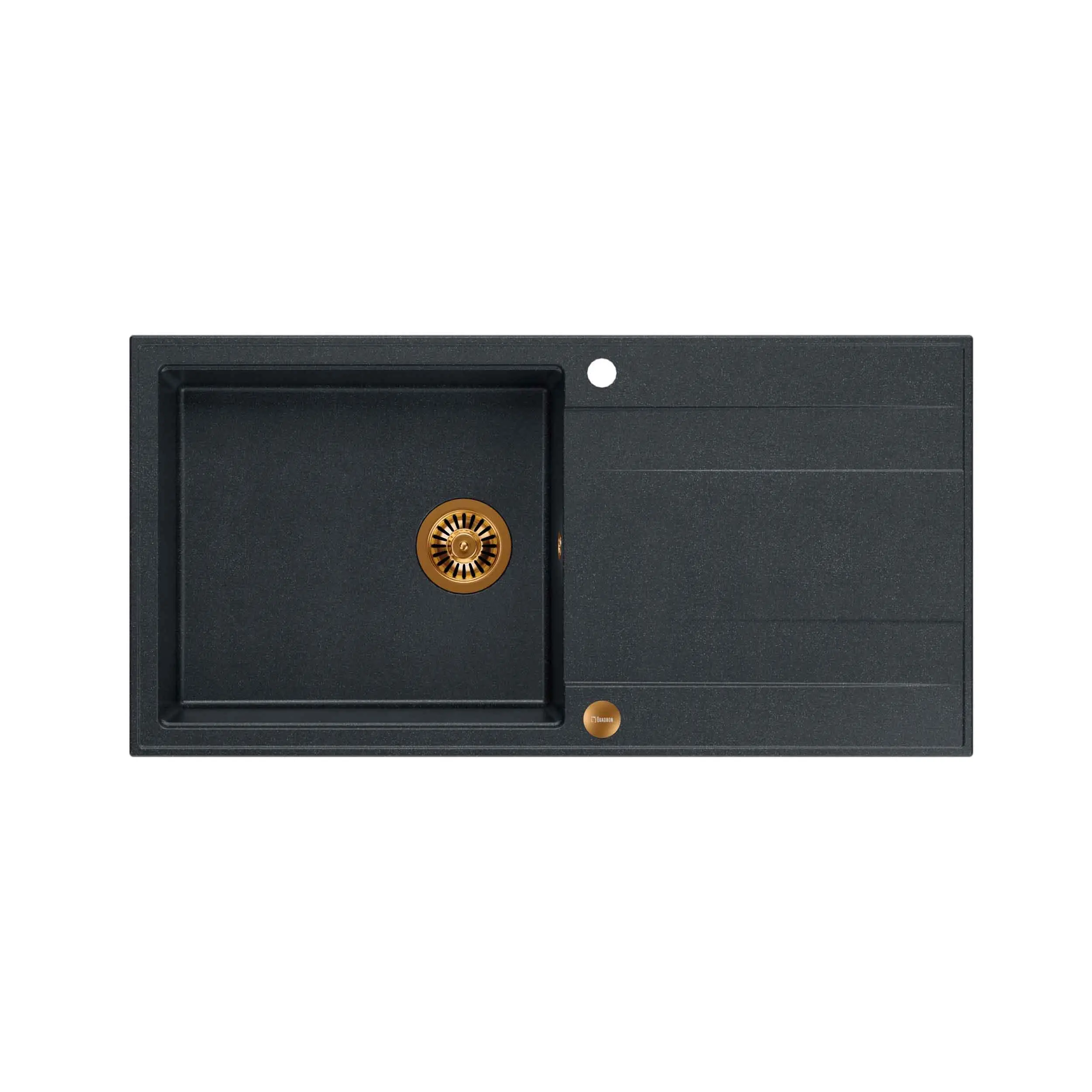 Quadron HCQE10050U8_PVDC1 P2O Evan 146 XL Granitowy Czarny metalik/Miedziany