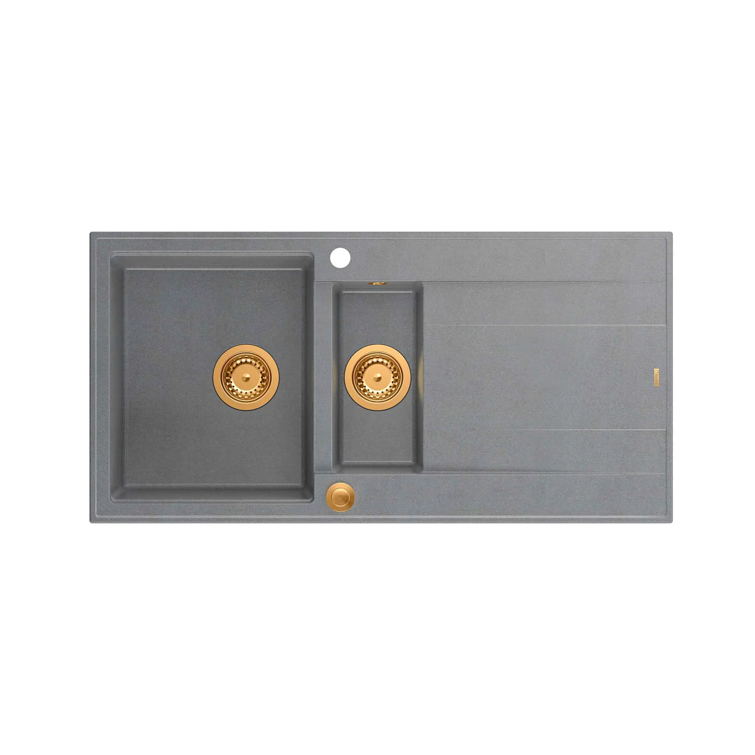Zlewozmywak Quadron HQE5510050U5_PVDC1 P2O Evan 156 Granitowy Szary/Miedziany