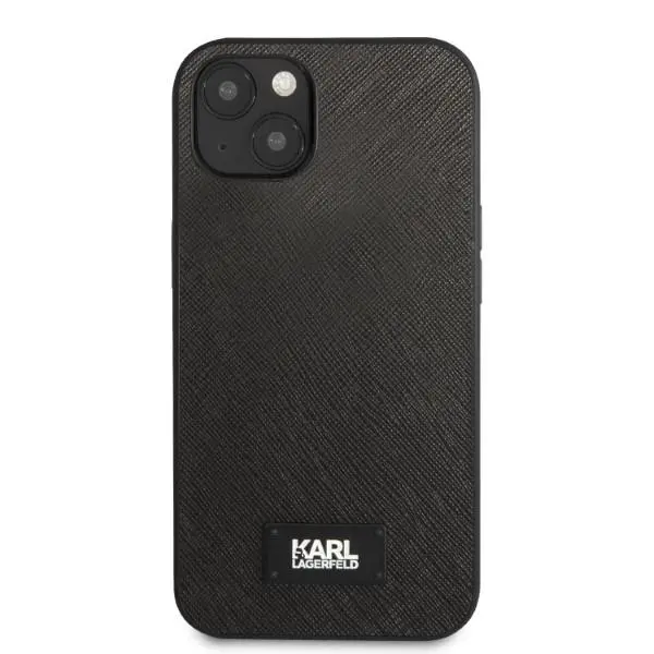 Etui Karl Lagerfeld Saffiano Plaque KLHCP13SSFMP2K do iPhone 13 mini