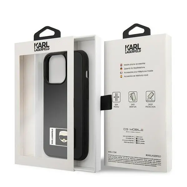 Etui Karl Lagerfeld Ikonik Patch KLHCP13X3DKPK do iPhone 13 Pro Max
