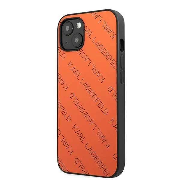Etui Karl Lagerfeld Perforated Allover KLHCP13SPTLO do iPhone 13 mini