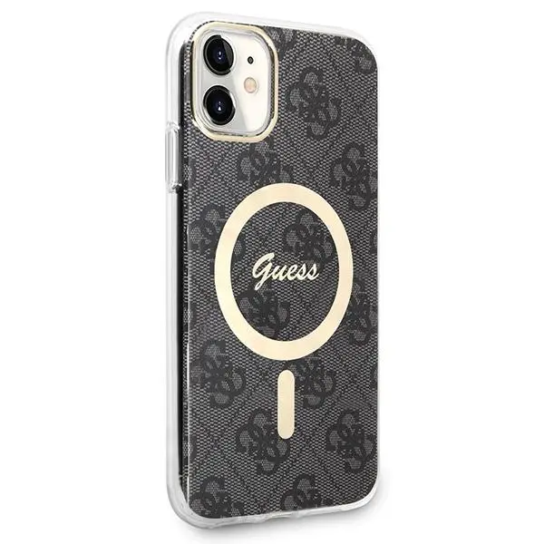 Zestaw Guess GUBPN61H4EACSK ładowarka indukcyjna + etu 4G Print MagSafe do iPhone 11