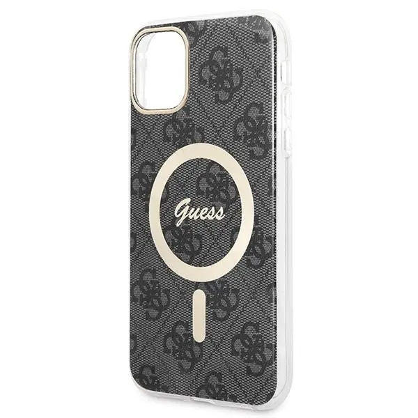 Zestaw Guess GUBPN61H4EACSK ładowarka indukcyjna + etu 4G Print MagSafe do iPhone 11