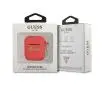 Etui na słuchawki Guess Silicone Charm Heart Collection do AirPods Czerwony