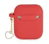 Etui na słuchawki Guess Silicone Charm Heart Collection do AirPods Czerwony