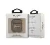 Etui na słuchawki Guess 4G Script Metal Collection GUA24GSMW do AirPods Brązowy