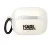 Etui na słuchawki Karl Lagerfeld Karl`s Head do AirPods Pro Przezroczysty