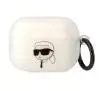 Etui na słuchawki Karl Lagerfeld Karl`s Head do AirPods Pro Przezroczysty