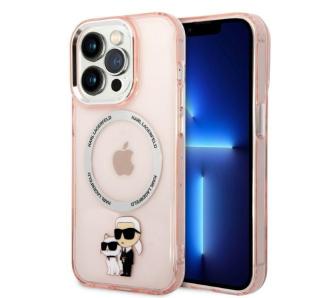 Etui Karl Lagerfeld Iconic Karl & Choupette Magsafe KLHMP14LHNKCIP do iPhone 14 Pro