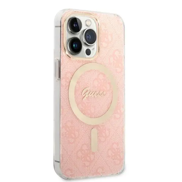 Zestaw Guess GUBPP13XH4EACSP ładowarka indukcyjna + etu 4G Print MagSafe do iPhone 13 Pro Max