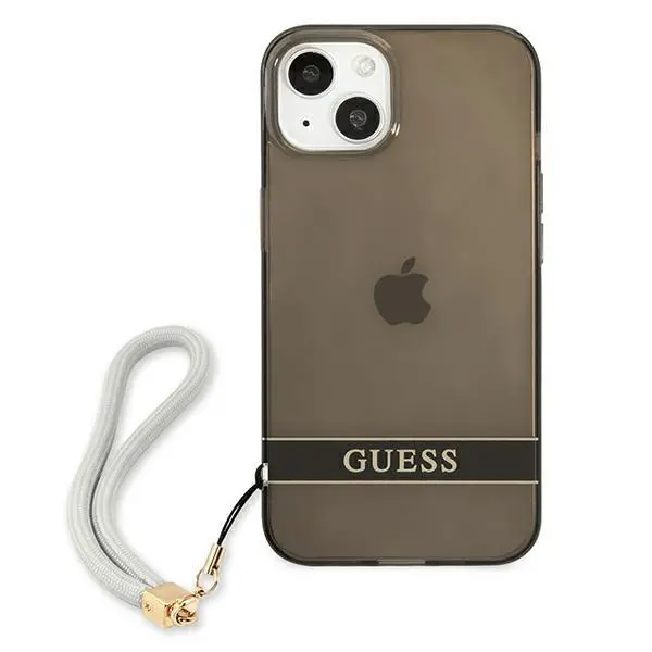 Etui Guess Translucent Strap GUHCP13SHTSGSK do iPhone 13 mini
