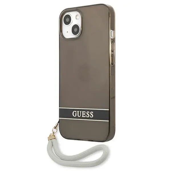 Etui Guess Translucent Strap GUHCP13SHTSGSK do iPhone 13 mini