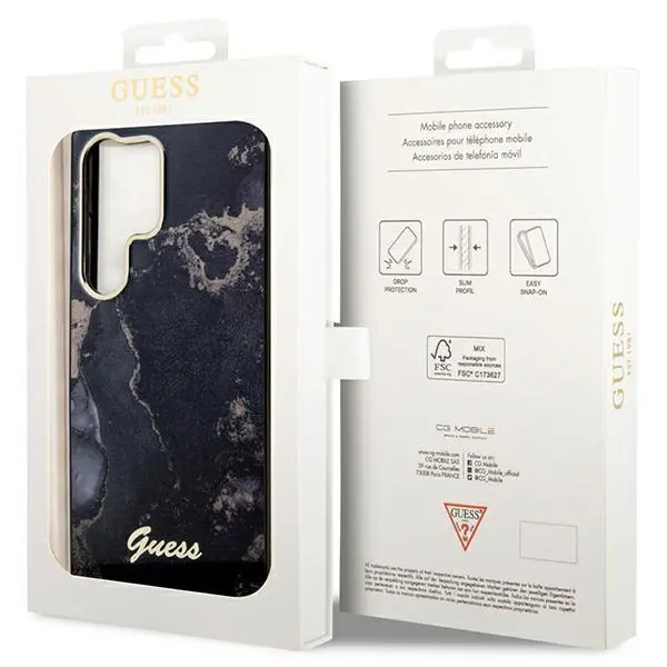 Etui Guess Golden Marble Collection GUHCS23LHTMRSK do Samsung Galaxy S23 Ultra