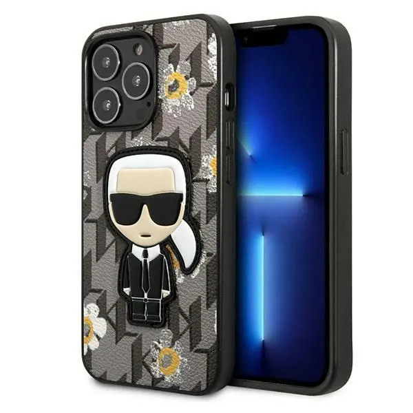 Etui Karl Lagerfeld Flower Ikonik Karl KLHCP13LPMNFIK1 do iPhone 13 Pro / 13