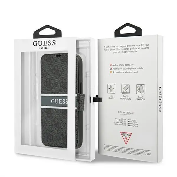 Etui Guess 4G Stripe GUBKP13S4GDGR do iPhone 13 mini