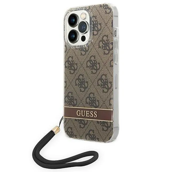 Etui Guess 4G Print Strap GUOHCP14LH4STW do iPhone 14 Pro