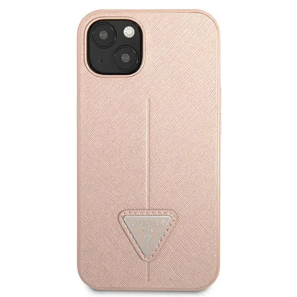 Etui Guess Saffiano Triangle Logo GUHCP13SPSATLP do iPhone 13 mini