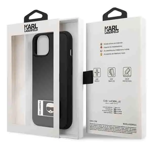 Etui Karl Lagerfeld Ikonik Patch KLHCP13M3DKPK do iPhone 13
