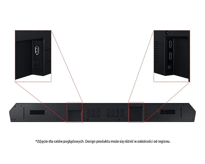 Soundbar Samsung HW-Q60C 3.1 Bluetooth Dolby Atmos