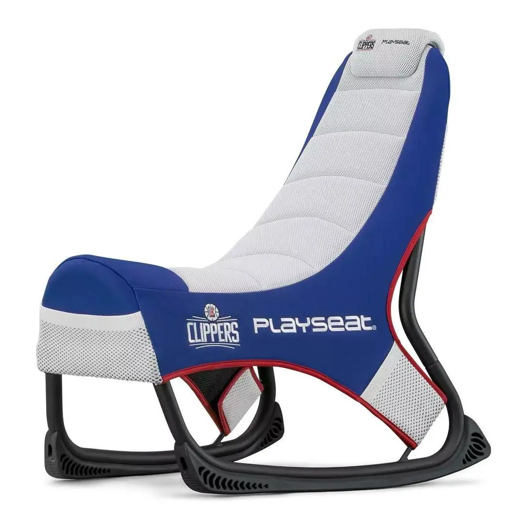 Fotel Playseat® Champ NBA-LA Clippers Gamingowy do 122kg Tkanina Niebiesko-biały