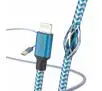 Kabel Hama Reflected Lightning do USB 1,5m Niebieski