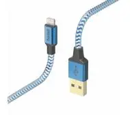 Hama Reflected Lightning do USB 1,5m Niebieski