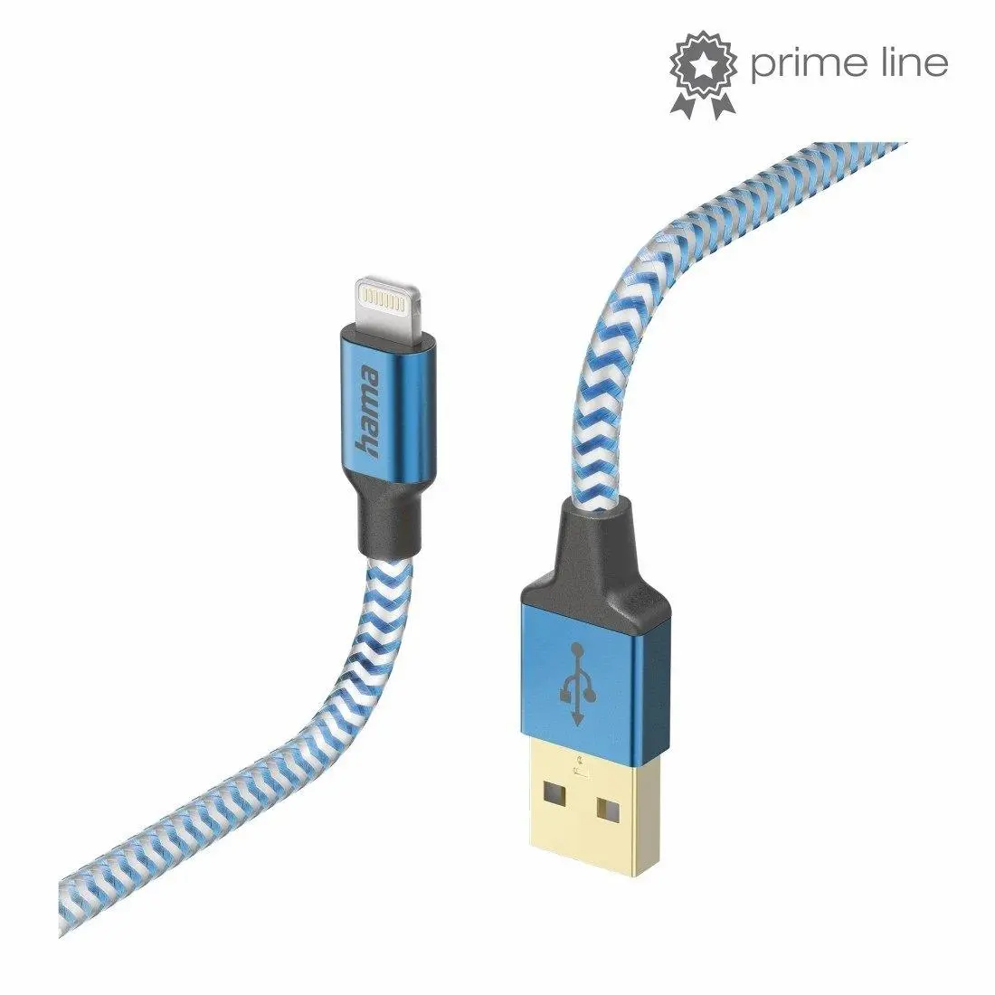 Kabel Hama Reflected Lightning do USB 1,5m Niebieski