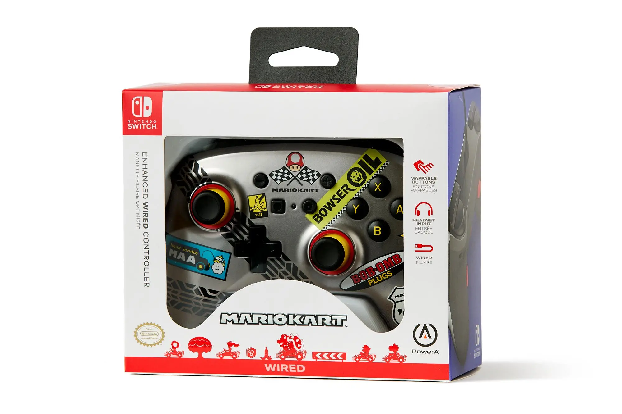 Pad PowerA Enhanced Mario Kart do Nintendo Switch Przewodowy