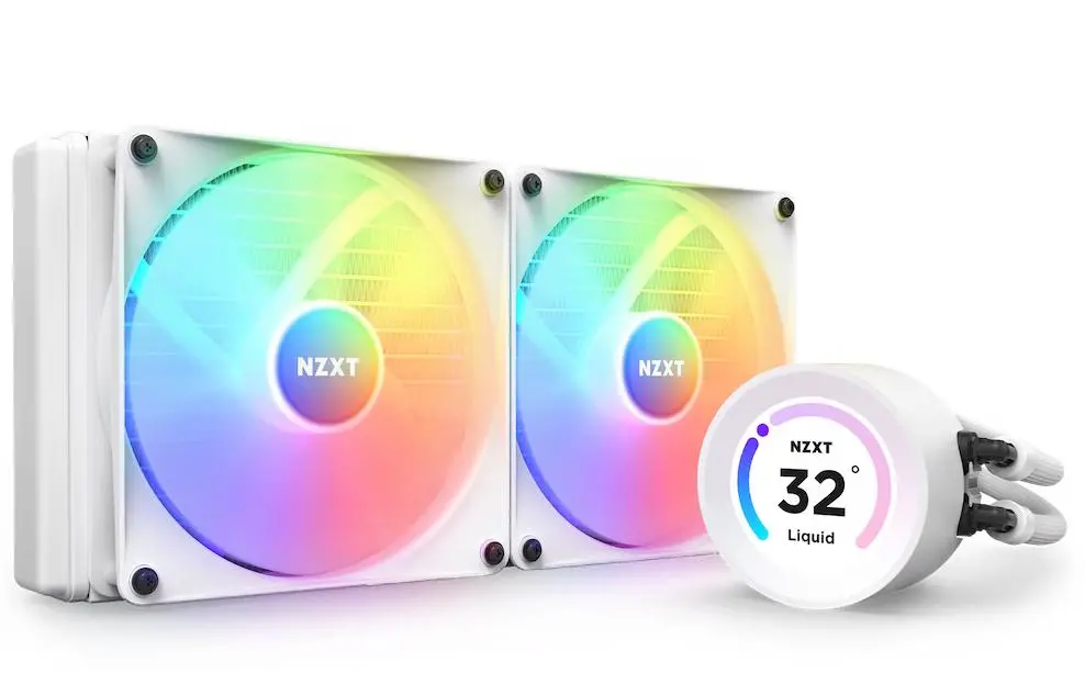 Chłodzenie NZXT Kraken Elite 280 RGB LCD Biały