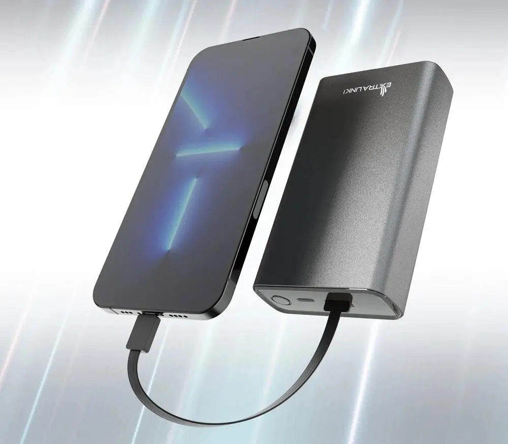 Powerbank Extralink EPB-126 20000mAh PD 45W Szary