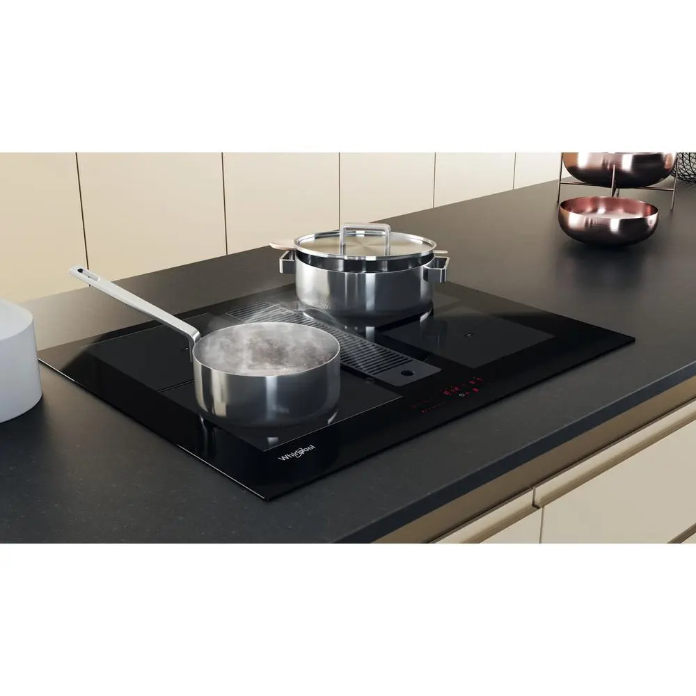 Płyta indukcyjna z okapem Whirlpool WVH 1065B F KIT 65cm