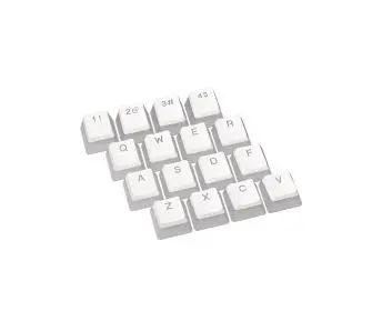 Klawisze Endorfy Keycapy PBT Pudding Onyx White 104 Biały