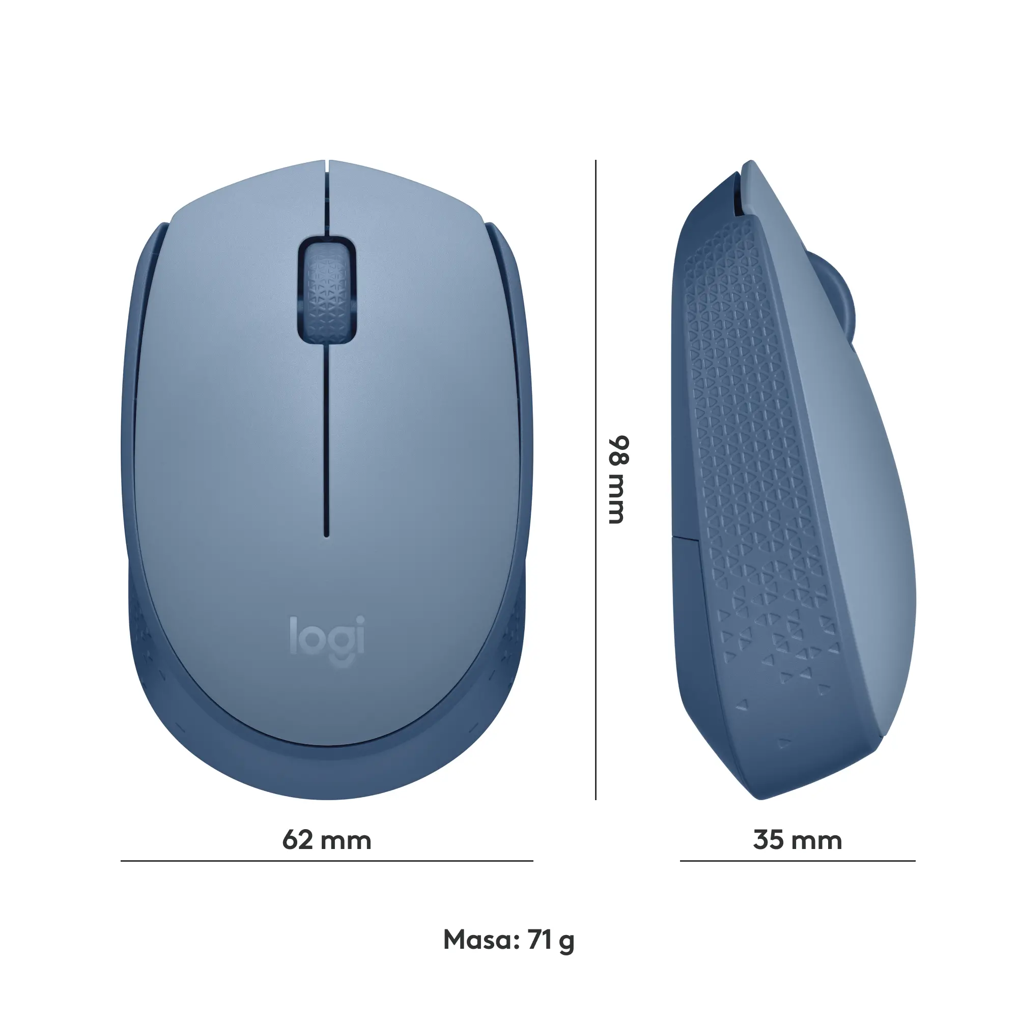 Myszka Logitech M171 Jasnoniebieski