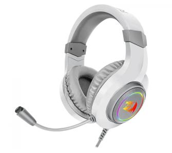 Słuchawki przewodowe z mikrofonem Redragon Hylas H260 RGB Biały Nauszne Biały