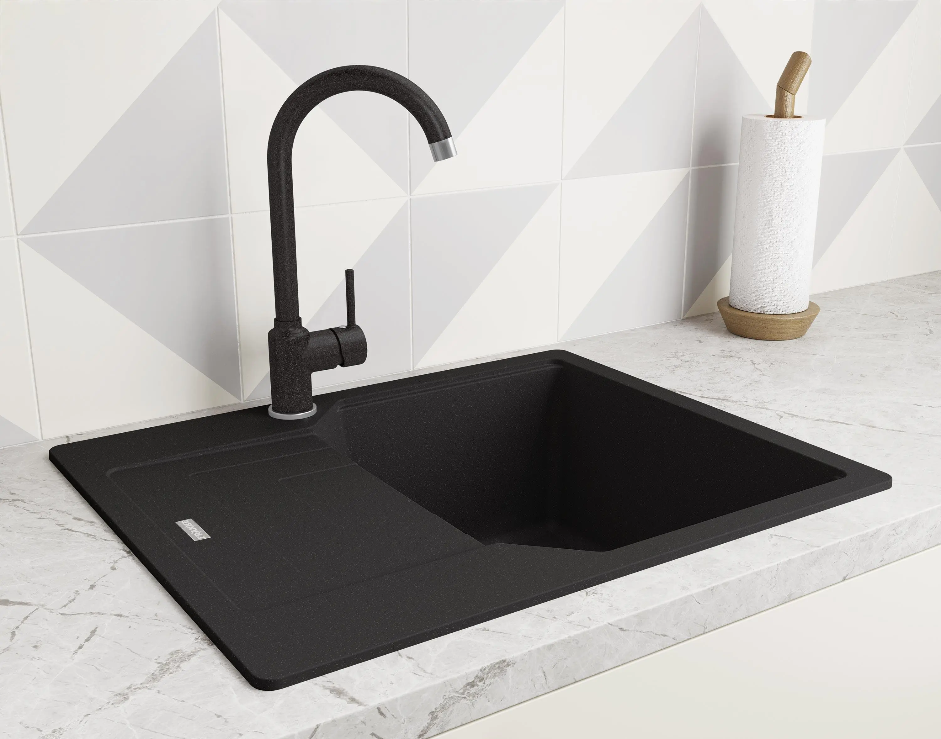 Zlewozmywak Franke UCG 611-62 Onyx + bateria Pola Onyx