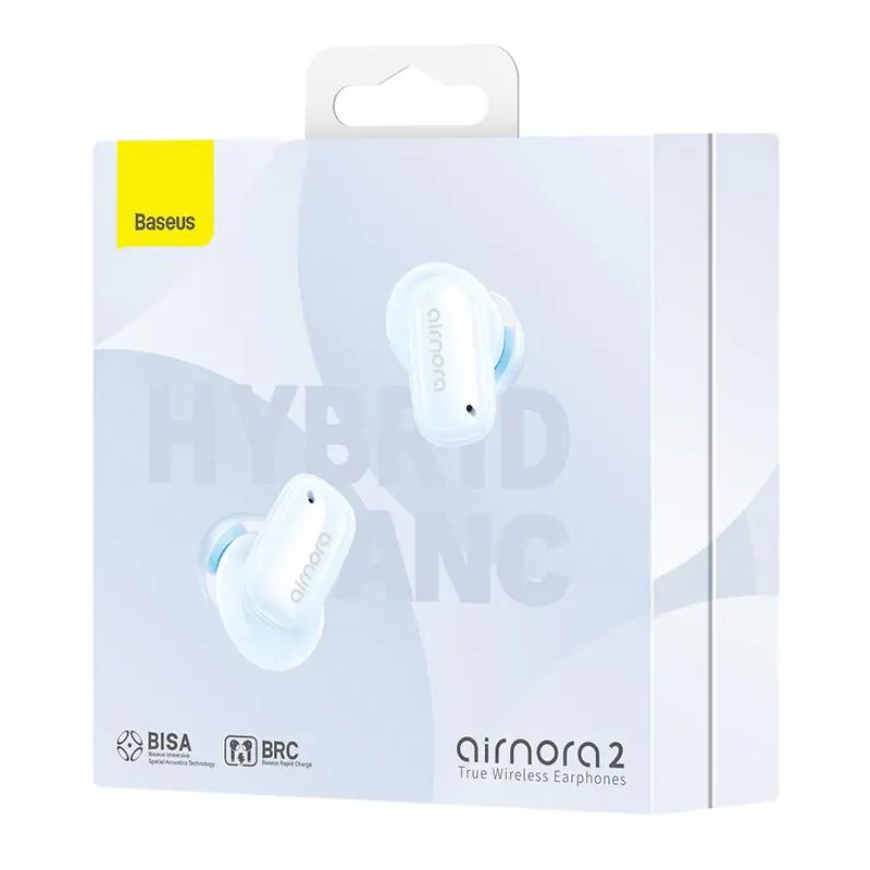 Słuchawki bezprzewodowe Baseus AirNora 2 Dokanałowe Bluetooth 5.3 Niebieski