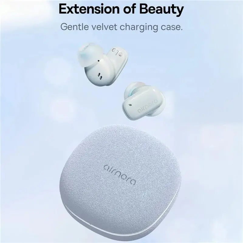 Słuchawki bezprzewodowe Baseus AirNora 2 Dokanałowe Bluetooth 5.3 Niebieski
