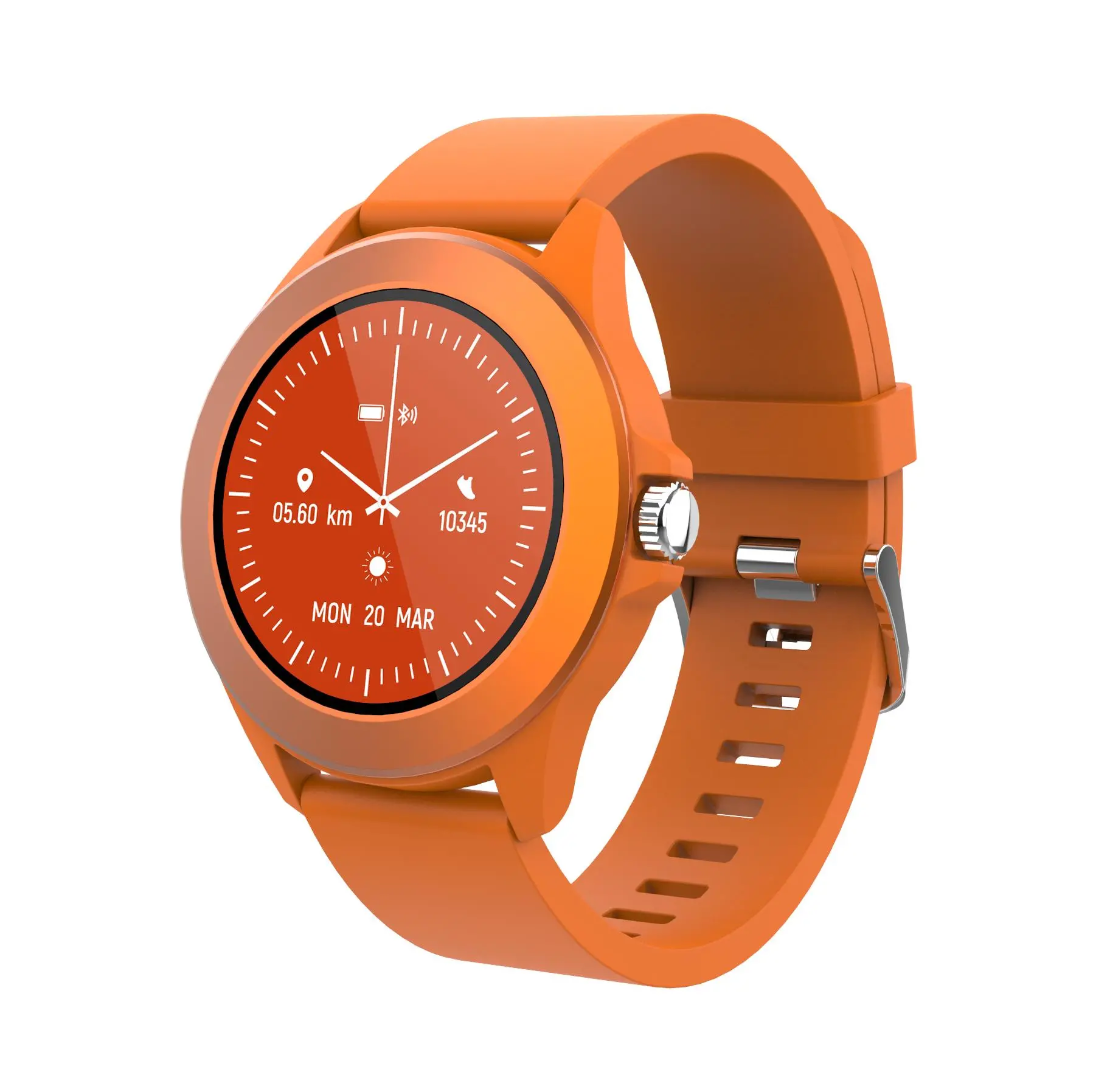 Smartwatch Forever Colorum CW-300 xOrange Bluetooth Pomarańczowy