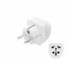 Adapter podróżny Hama Basic Gniazdo World - wtyk EU 223456