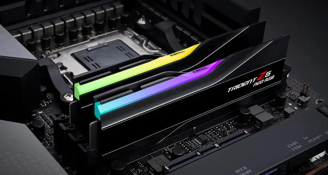 Pamięć RAM G.Skill Trident Z5 Neo RGB DDR5 32GB (2 x 16GB) 6000 CL30 Czarny
