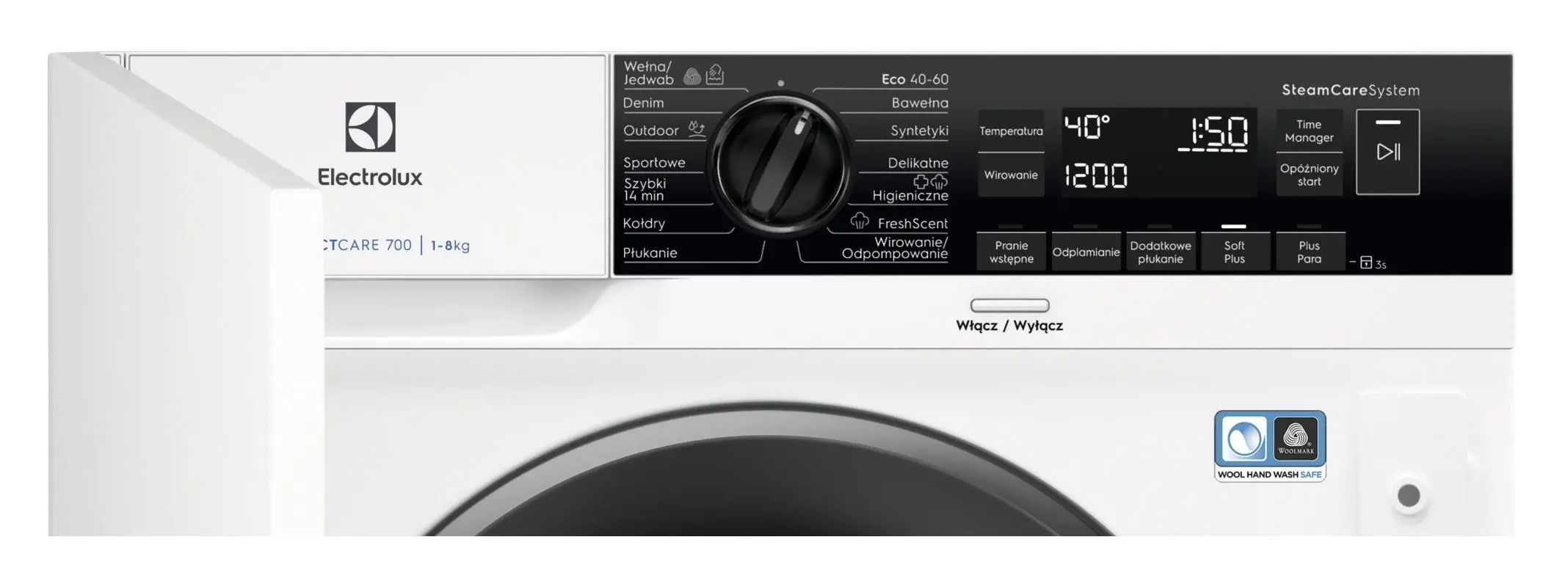 Pralka Electrolux 700 SteamCare EW7N7F348SIP 8kg 1400obr/min