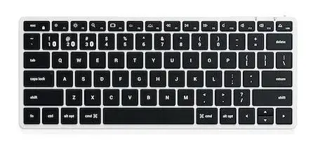 Klawiatura membranowa Satechi Slim X1 Srebrny